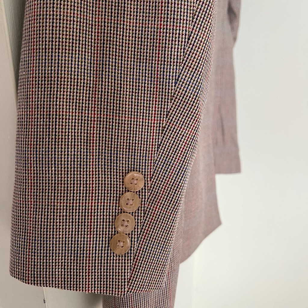 Paul Stuart Wool  Cashmere Plaid Paul Jacket